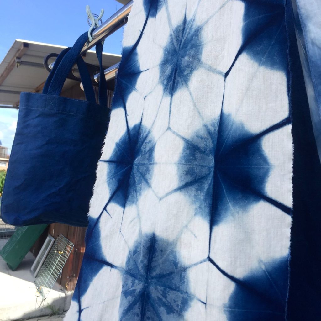 Mei Line @ Buaisu, Part 1: advanced indigo dying and reserve techniques course